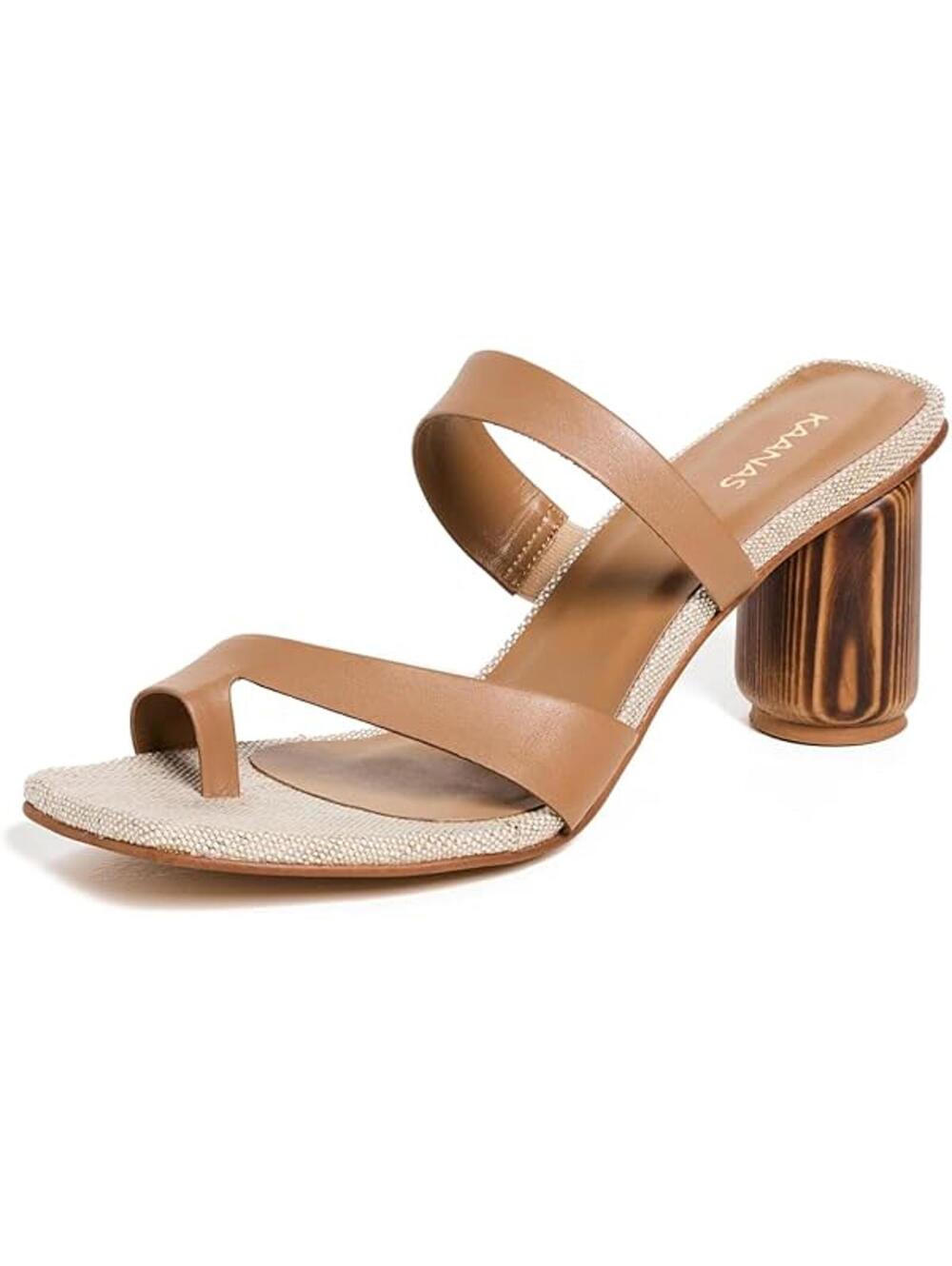 NWB KAANAS Otto Toe Ring Block Heel Sandals Women's 9